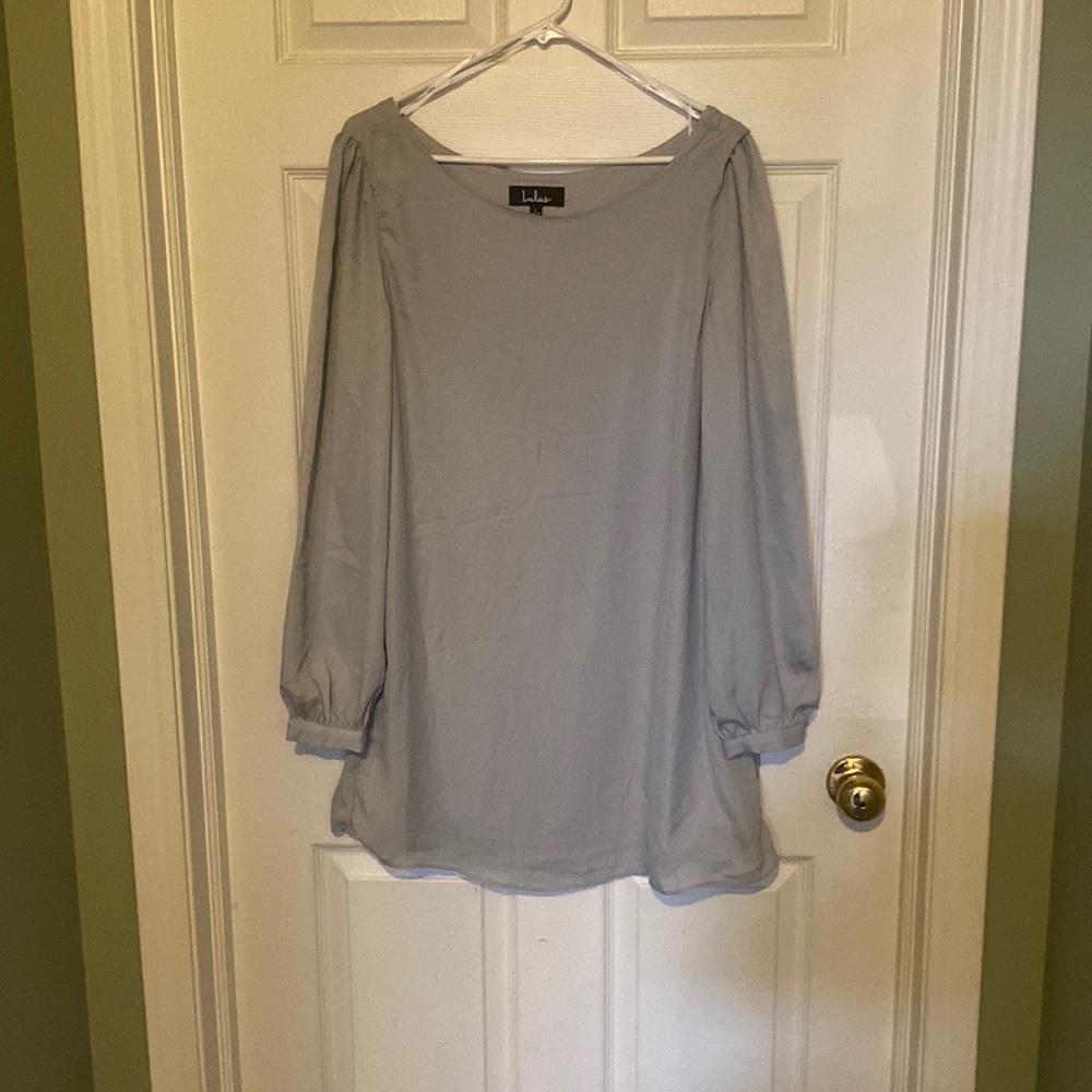 NWT. Lulus tunic dress.   Gray.
